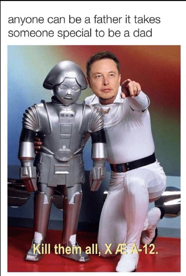 Elon Musk发了一张单手抱儿子的照片，纷纷引来网友恶搞