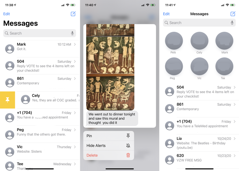 iOS 14中iMessage有什么新功能？