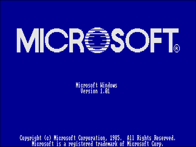 Microsoft Windows 35年了，你见过Windows 1.0长什么样吗？