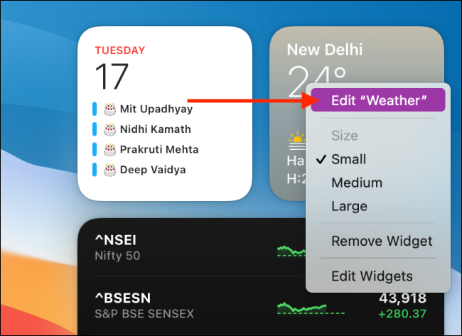 如何给 Mac 添加、自定义小部件 如何给 Mac 添加、自定义小部件