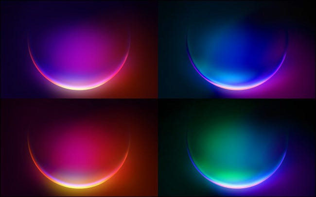 Windows 11 的新壁纸的长什么样