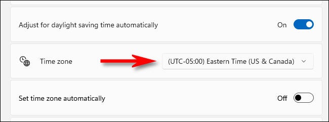 如何在 Windows 11 上更改时区